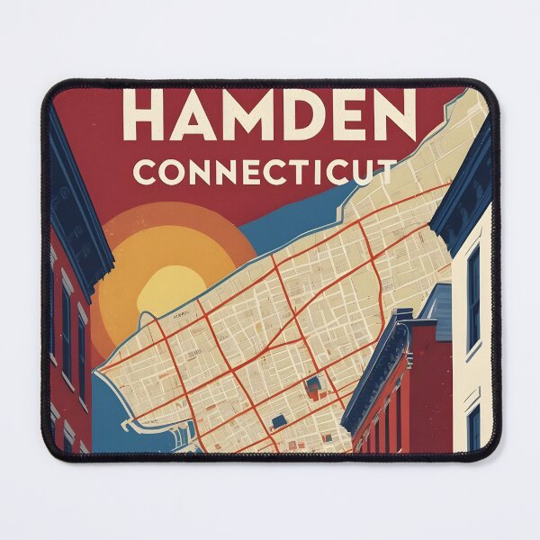 Item preview, Hamden Connecticut 1950s USA Vintage Travel Tourism designed and sold by TravelersGems.