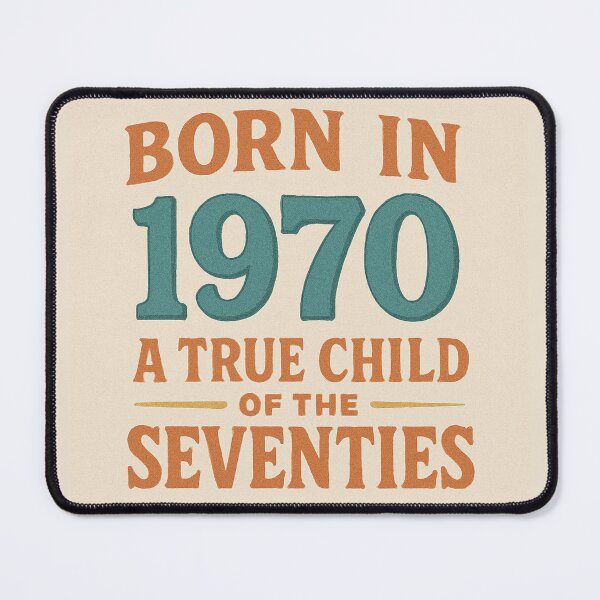 Item preview, Born in 1970 – A True Child of the Seventies designed and sold by TheWonkyEaselCo.