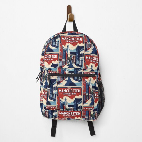 Item preview, Manchester Connecticut 1950s USA Vintage Travel Tourism designed and sold by TravelersGems.
