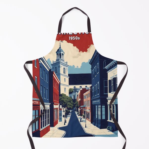 Item preview, Manchester Connecticut 1950s USA Vintage Travel Tourism designed and sold by TravelersGems.