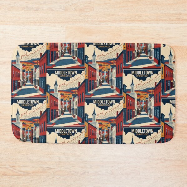 Item preview, Middletown Connecticut 1950s USA Vintage Travel Tourism designed and sold by TravelersGems.
