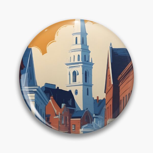 Item preview, Milford Connecticut 1950s USA Vintage Travel Tourism designed and sold by TravelersGems.
