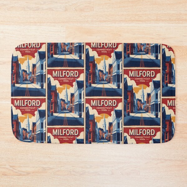 Item preview, Milford Connecticut 1950s USA Vintage Travel Tourism designed and sold by TravelersGems.