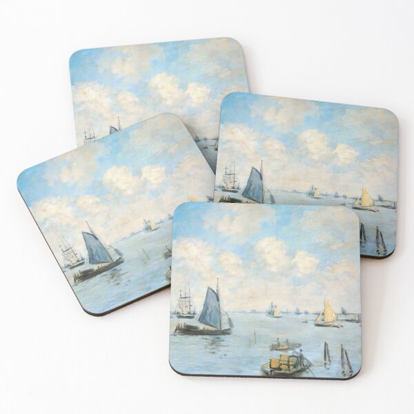 Item preview, The Sea at Amsterdam   1874 by Claude Monet designed and sold by GabyddAlessandr.