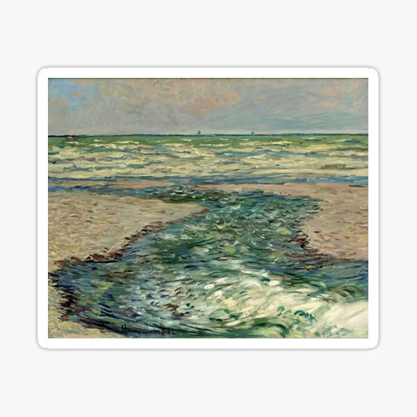 Item preview, The Seacoast of Pourville Low Tide   1882 by Claude Monet designed and sold by GabyddAlessandr.