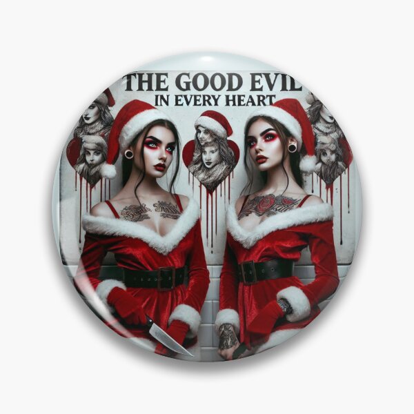 Artikelvorschau, Gothic Santa Zwillinge Frau Messer entworfen und verkauft von Voodoo Store Paranormal Collections.