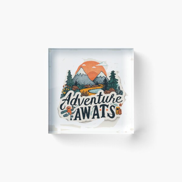 Item preview, Adventure Awaits T-Shirt – Outdoor Travel Shirt for Nature and Hiking Lovers designed and sold by GoodtimeonPart.