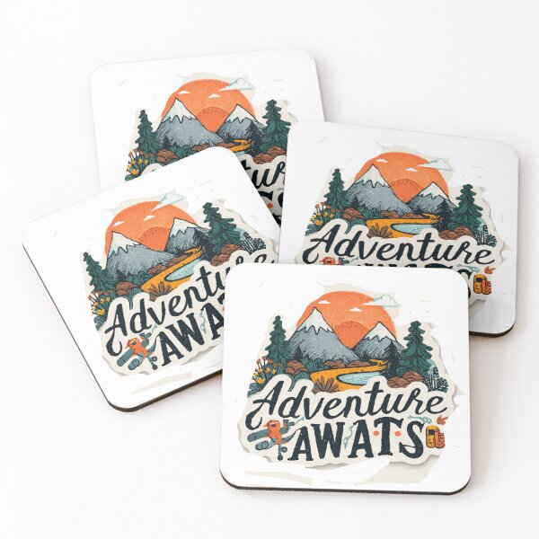 Item preview, Adventure Awaits T-Shirt – Outdoor Travel Shirt for Nature and Hiking Lovers designed and sold by GoodtimeonPart.