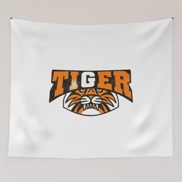 Item preview, Feral Roar Tiger Emblem Typography designed and sold by Alahchin Art.