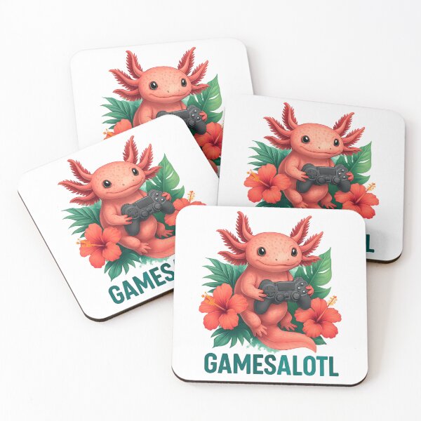 Item preview, Gamesalotl Funny Gamer Axolotl Cute Gaming Animal Pun designed and sold by RockFireMerch.