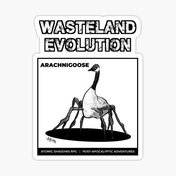 Item preview, Wasteland Evolution - Arachnigoose designed and sold by Wallhalla Games.
