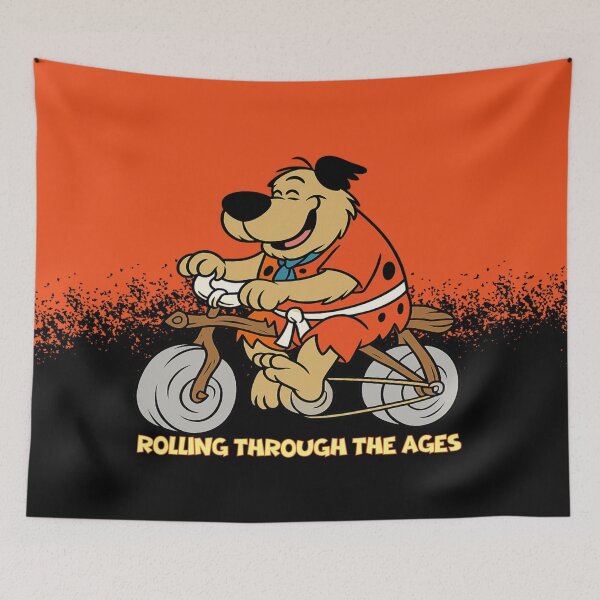 Item preview, Rolling Through the Ages | Graphic Crewneck Barefoot Pup  designed and sold by skkyfaithArtz.