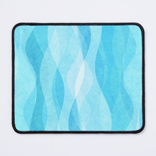 Item preview, Aqua Blue Wavy Pattern – Soft Flowing Abstract Water Texture designed and sold by stiggyindia.