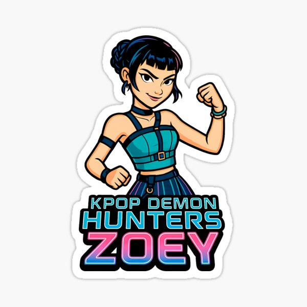 Aperçu de l'œuvre K-Pop Demon Hunters art Zoey-7 créée et vendue par vsartmaking.