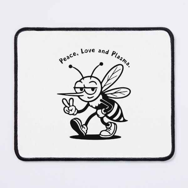 Item preview, Peace, Love and Plasma – Cool Mosquito phlebotomy Cartoon Design designed and sold by Kathryn Creates.