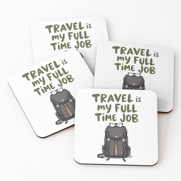 Item preview, Backpack With Glasses and Tie – Travel Life Motto designed and sold by Fikuall.