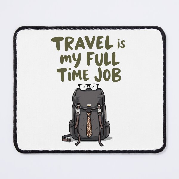 Item preview, Backpack With Glasses and Tie – Travel Life Motto designed and sold by Fikuall.
