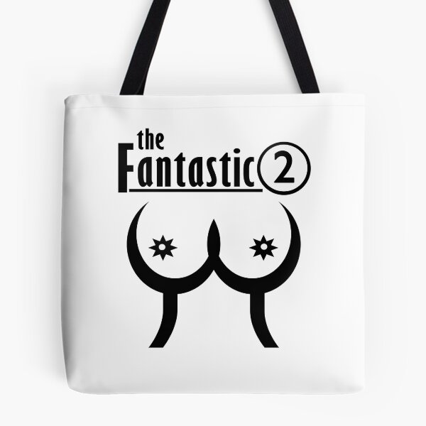 Item preview, Los Dos Fantásticos - Parodia humorística de superhéroes con un regalo de tetas divertidas designed and sold by SkullTroops.