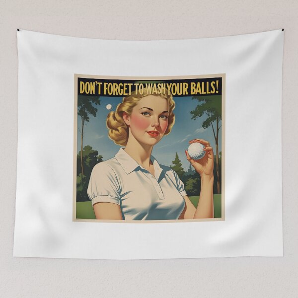 Item preview, Don't forget to wash your balls! designed and sold by NicMacTees.