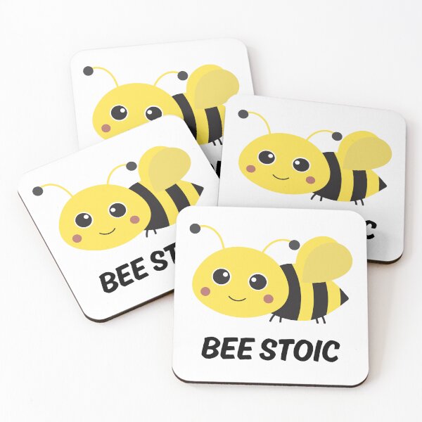 Item preview, Bee Stoic - Stoicism Principles designed and sold by LexaArtworks.