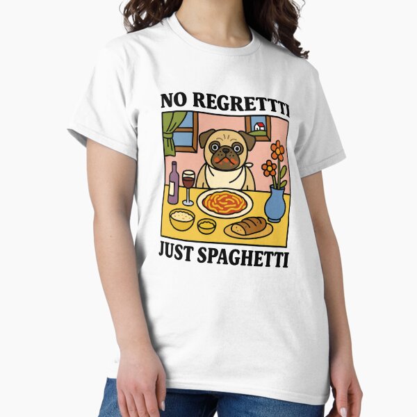 Item preview, No Regretti, Just Spaghetti designed and sold by TeeCraftTeeCo.