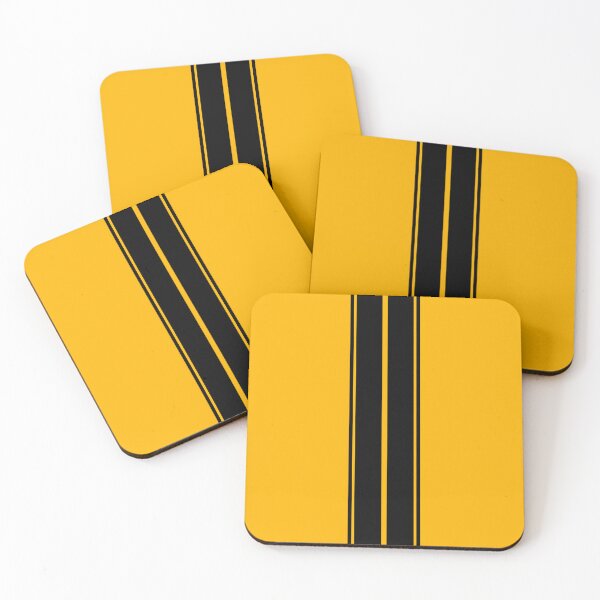 Item preview, Dual Racing Stripes 2 Outer Pinstripes (Black - Orange) designed and sold by Racing Stripes Only.