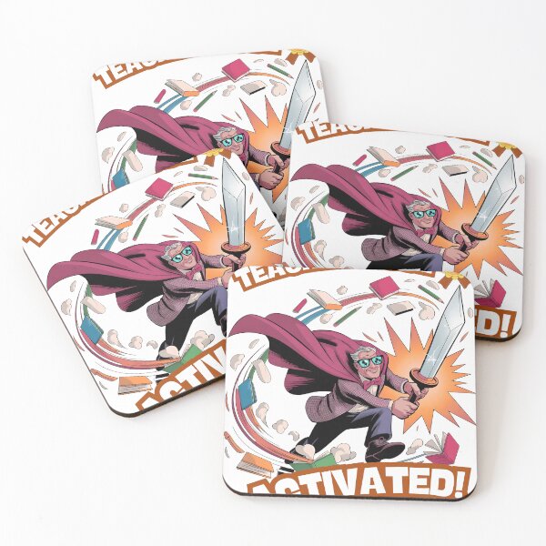 Item preview, Teacher Mode Activated – Funny Older Superhero Teacher designed and sold by PeteLawliiet.