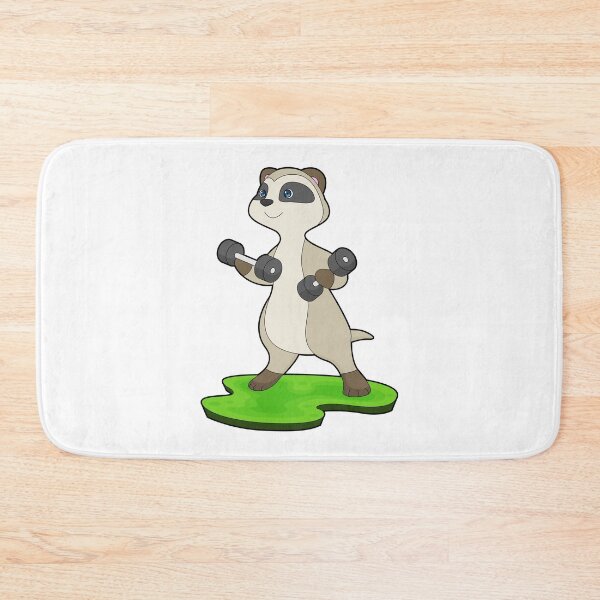 Item preview, Meerkat Bodybuilder Dumbbells Bodybuilding designed and sold by Snabdesign84.