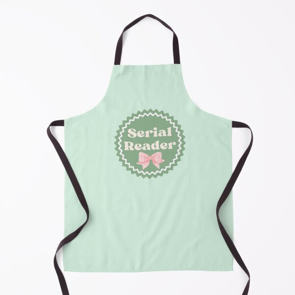 Item preview, Serial Reader Sticker – Cute Bookish Aesthetic Sticker Design with Pink Bow designed and sold by VirtualPalette.