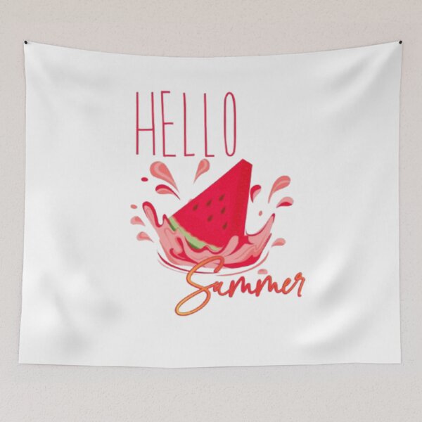 Item preview, Hello Summer Splash – Pastèque Fun et Fraîche designed and sold by MeowLoka ⭐⭐⭐⭐.