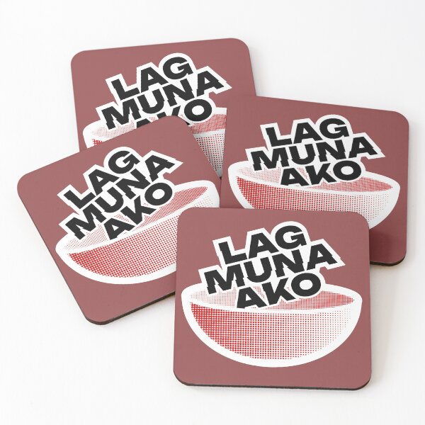 Item preview, LAG MUNA AKO – Halftone Red Edition designed and sold by VinmoVisuals.