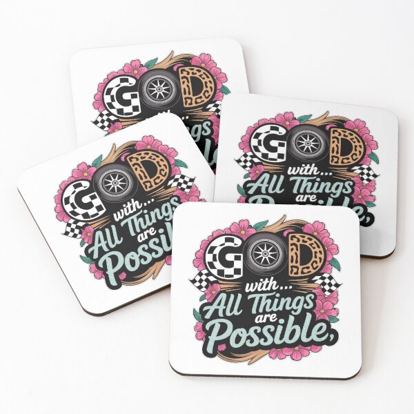 Item preview, God With All things are possible designed and sold by PatchMerch.