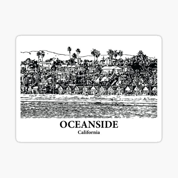 Item preview, Oceanside - California designed and sold by Lakeric.