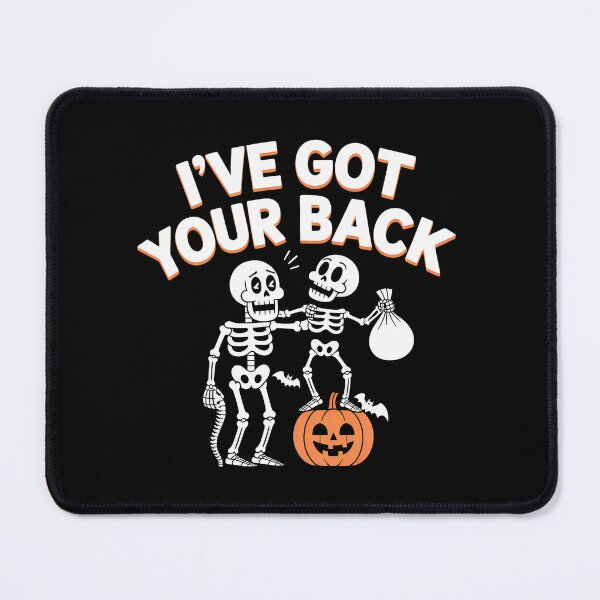 Item preview, Halloween Skeletons Ive Got Your Back - This is the perfect funny gift for a friend who appreciates a clever and very literal anatomical pun. designed and sold by ZyziowskyArt.