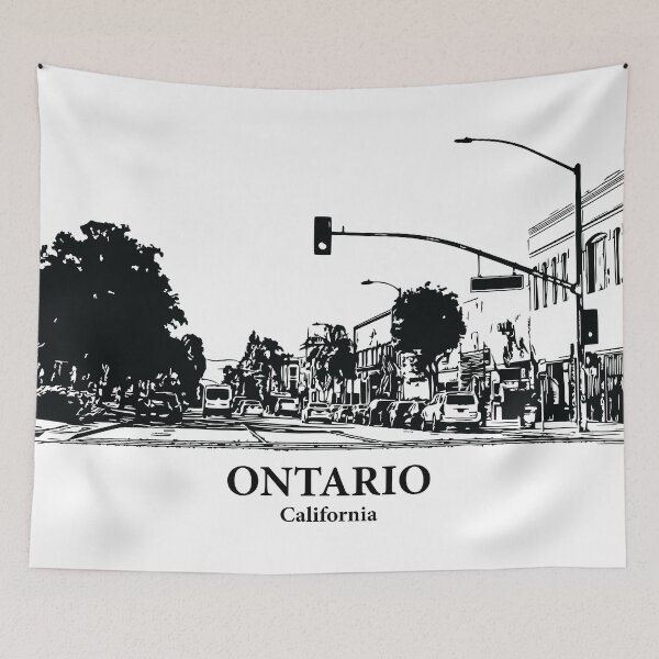 Artikelvorschau, Ontario - Kalifornien entworfen und verkauft von Lakeric Cityscapes.