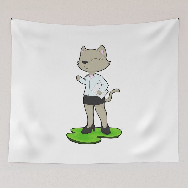 Item preview, Cat Secretary Note designed and sold by Snabdesign84.