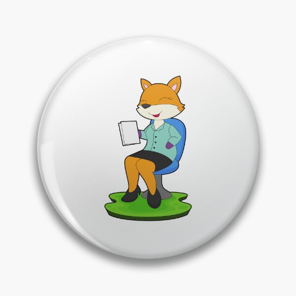 Item preview, Fox Secretary Note designed and sold by Snabdesign84.