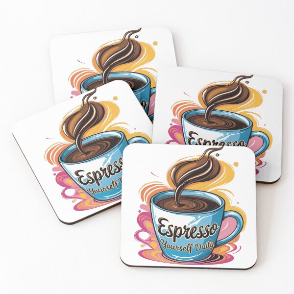 Item preview, Coffee Theme Espresso Yourself Daily designed and sold by SR8891.