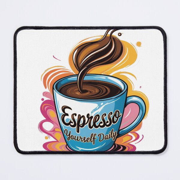 Item preview, Coffee Theme Espresso Yourself Daily designed and sold by SR8891.