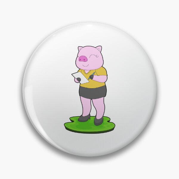Item preview, Pig Secretary Note designed and sold by Snabdesign84.