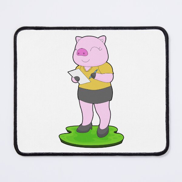 Item preview, Pig Secretary Note designed and sold by Snabdesign84.