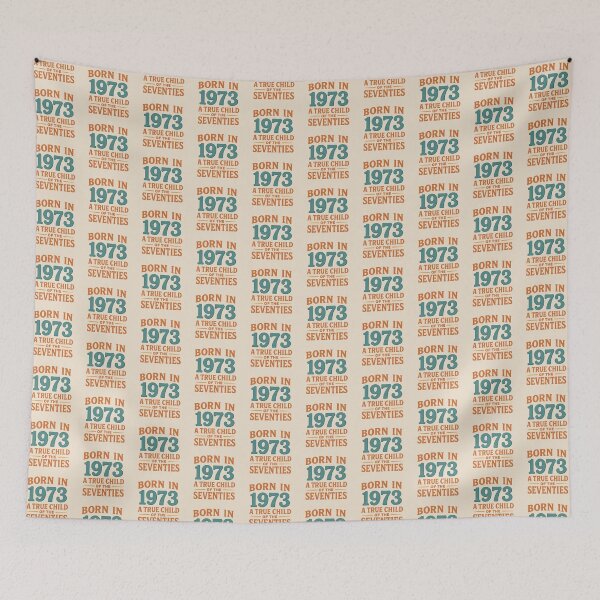 Item preview, Born in 1973 – A True Child of the Seventies designed and sold by TheWonkyEaselCo.
