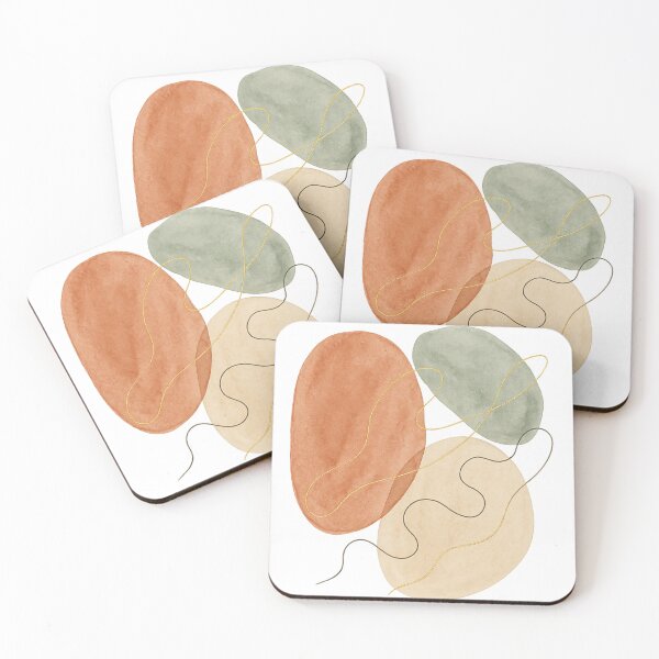 Item preview, Abstract Minimal Earth Tone Stones Composition designed and sold by StaticStudio.