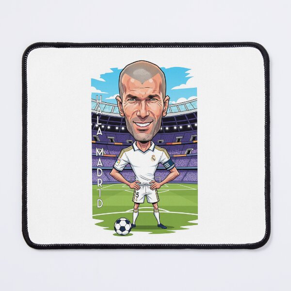 Item preview, Los Blancos funny caricature zidane hala madrid designed and sold by vectorlove.