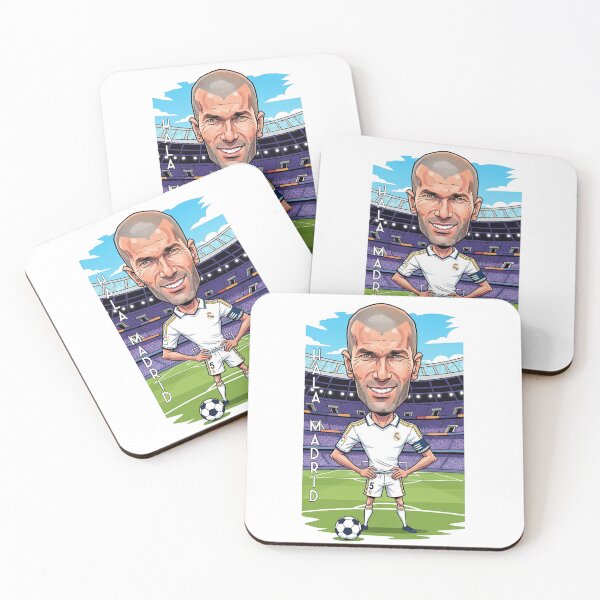 Item preview, Los Blancos funny caricature zidane hala madrid designed and sold by vectorlove.