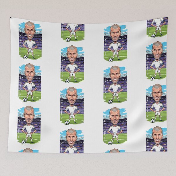 Item preview, Los Blancos funny caricature zidane hala madrid designed and sold by vectorlove.