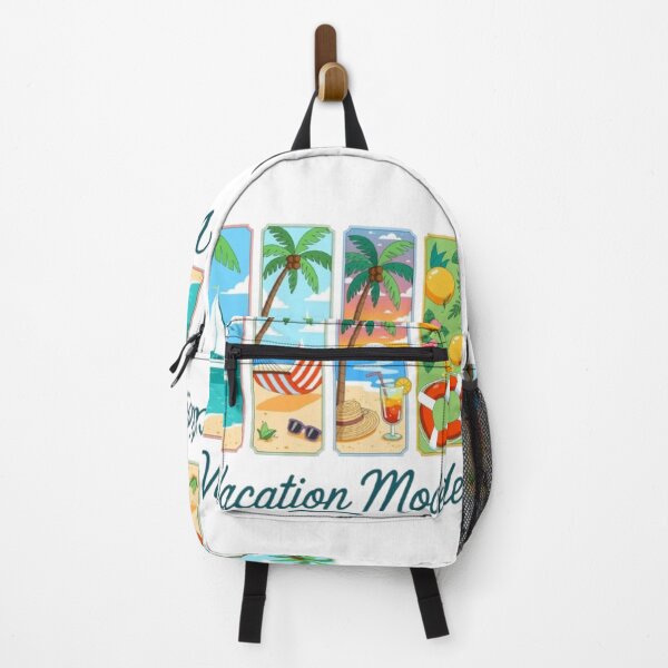 Item preview, Vacation Mode – Évasion Tropicale Illustrée designed and sold by MeowLoka ⭐⭐⭐⭐.