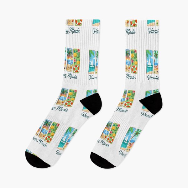 Item preview, Vacation Mode – Évasion Tropicale Illustrée designed and sold by MeowLoka ⭐⭐⭐⭐.