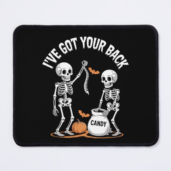 Item preview, Halloween Skeletons Ive Got Your Back - This is the perfect funny gift for a friend who appreciates a clever and very literal anatomical pun. designed and sold by ZyziowskyArt.