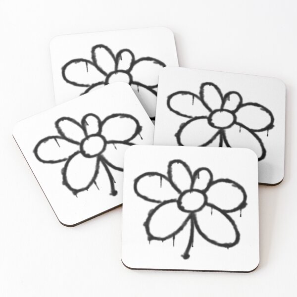 Item preview, Black flower designed and sold by OrangesAndFun.